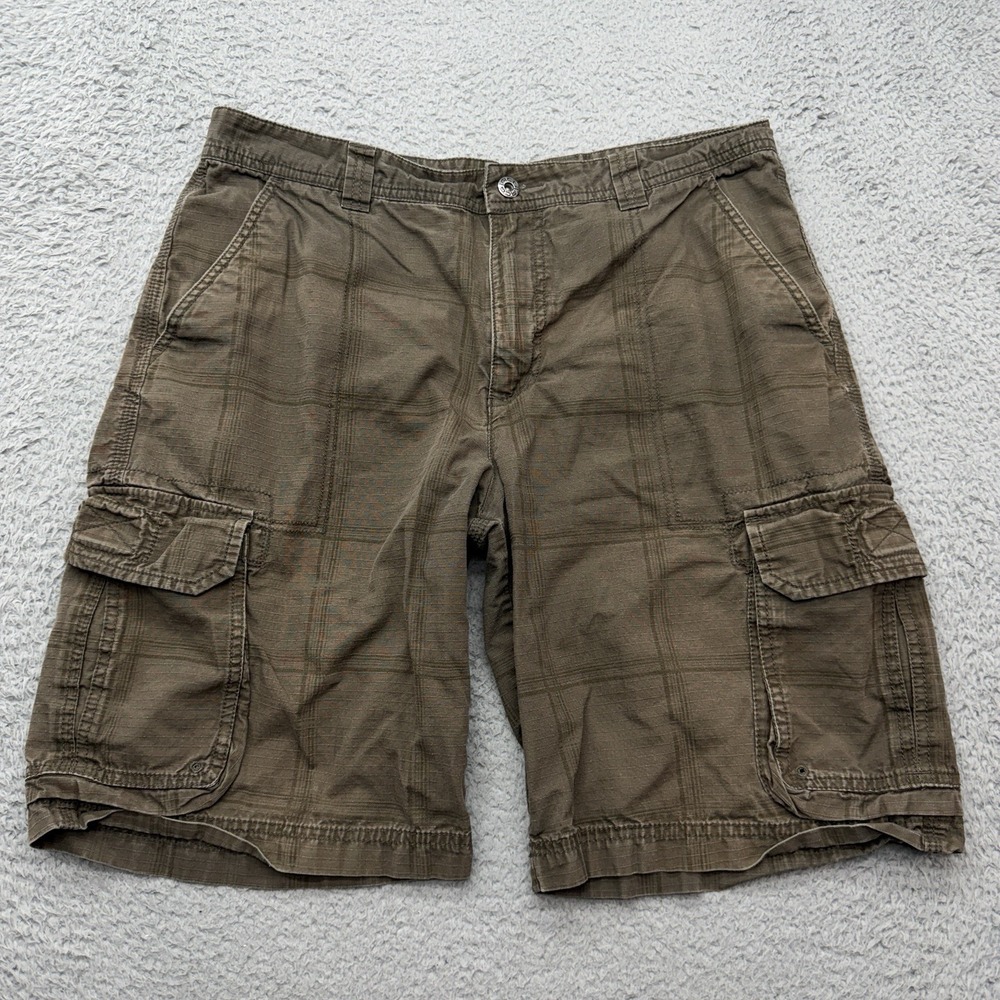 Nike ACG Cargo Hiking Shorts Mens 34 Brown 9" Insm All Conditions Gear Ripstop
